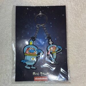 Nickelodeon Ren & Stimpy Space Adventure Keychain